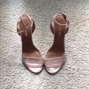 Steve Madden nude shoes